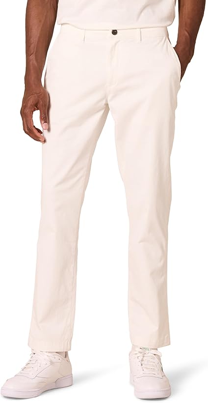 Goodthreads Athletic Fit Washed Chino White