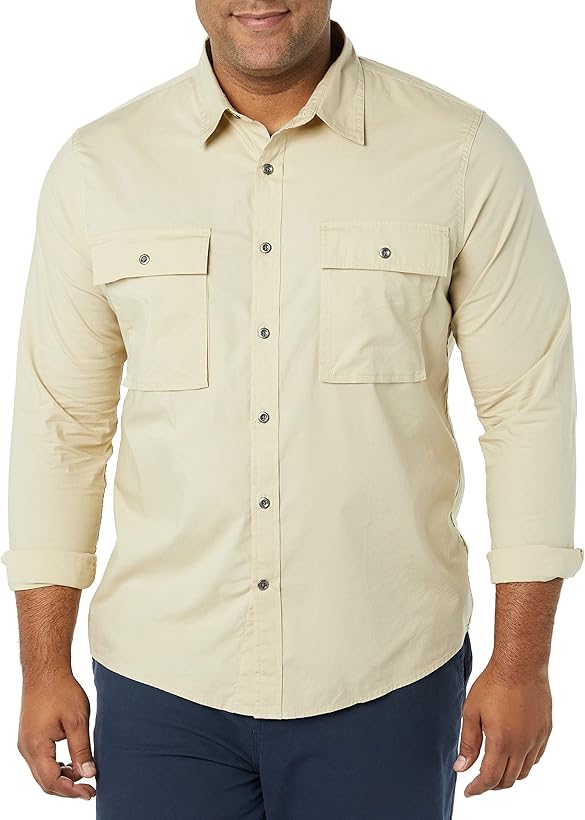 Goodthreads Slim Fit Long Sleeve Two Pocket Utility