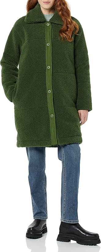 Goodthreads Womens Oversized Teddy Sherpa